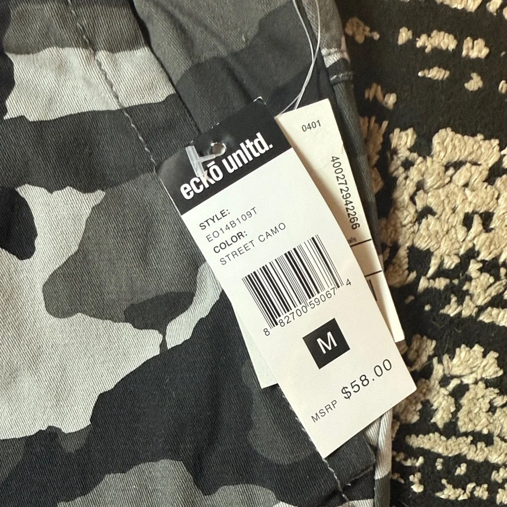 Ecko Unlimited Gray Camouflage Joggers - Picture 3 of 6